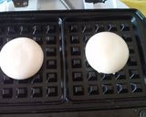 餅は切らずそのままで～具入りモッフル裏技作り方1写真