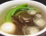 カブとキノコ（キクラゲ）のスープ作り方6写真