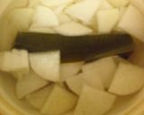 大根・挽肉団子の味噌煮込みうどん！作り方4写真