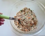 ❦さば缶で簡単♪さば団子の落とし揚げ❦作り方3写真