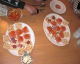 クラッカー カナッペ作り方1写真
