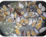 簡単♪スパドレであさりのゴマ醤油パスタ作り方2写真