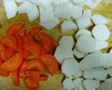 ヘルシー！根菜と納豆のぽかぽか汁作り方1写真