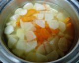 ヘルシー！根菜と納豆のぽかぽか汁作り方2写真