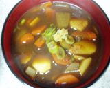 ヘルシー！根菜と納豆のぽかぽか汁作り方5写真