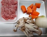 簡単！♬野菜＆フルーツお子様カレー♬作り方1写真