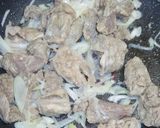 居酒屋&鉄板焼き屋の牛すじ塩キャベツ作り方5写真
