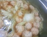 シューマイ風味の肉団子と蒸し焼き野菜作り方5写真