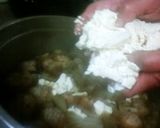 シューマイ風味の肉団子と蒸し焼き野菜作り方6写真