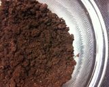 ココアクッキーの濃厚べイクドチーズケーキ作り方2写真