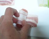 ➏マグロのベーコン巻バルサミコドレ添え➏作り方6写真