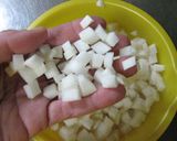 磯ふわり【蕪・しらす・素干し海苔の粥】作り方4写真