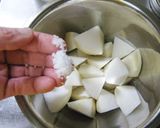 ぱぱぱの1品【柚子香る蕪の明太子和え】作り方2写真