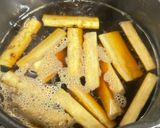 外サク中やわらか★出汁染みるごぼうの甘辛唐揚げ作り方2写真