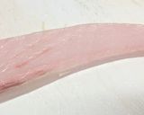 マグロの皮ぎしのネギまみれカルパッチョ作り方1写真