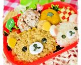 簡単キャラ弁☆カップでリラ＆コリラックマ作り方9写真