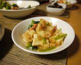 海老と厚揚げ、小松菜の中華風炒め煮作り方9写真