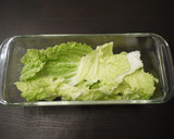 レンジで！白菜と鶏挽肉と林檎の蒸しサラダ作り方1写真