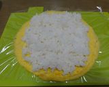 のり巻に飽きたら☆卵巻きご飯！作り方4写真