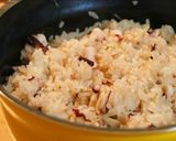 薄口醤油であっさり桜色＊たこ飯作り方5写真