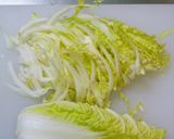 白菜の芯とリンゴのサラダ作り方3写真