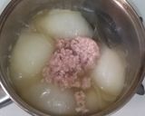 新玉葱のそぼろ煮作り方2写真