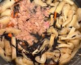 ひじきとツナの炊き込みご飯作り方2写真