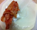 餃子の皮でキムチの激うまおつまみ☆作り方1写真