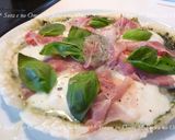 フライパンde餅ピザ①☆イタリアン作り方6写真