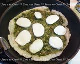 フライパンde餅ピザ①☆イタリアン作り方4写真