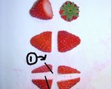 簡単♡苺の飾り切り♡キスマーク型作り方1写真