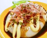 レンジでこってり♪甘辛マヨ餅作り方5写真