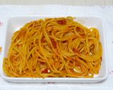 リメイク☆スパゲティ入り卵焼き♫作り方1写真