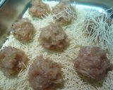 片手で食べれるエビブタ団子のトゲトゲ揚げ作り方4写真