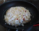 大根餅　～もんじゃ風～作り方3写真