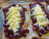 胡桃を乗せた塩あんトースト　コーン風味作り方2写真