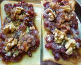 胡桃を乗せた塩あんトースト　コーン風味作り方3写真