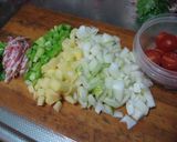 好き嫌いはイナメナイ*セロリスープ作り方1写真