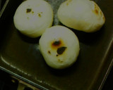 簡単　お餅のﾏﾖﾈｰｽﾞ醤油焼き作り方1写真