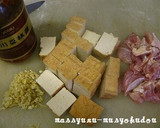 ■10分で！厚揚げと鶏肉の豆板醤煮込み■作り方1写真