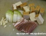■10分で！厚揚げと豚肉の韓国風煮込み■作り方1写真