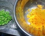枝豆入り黄色にんじんもち☆作り方3写真