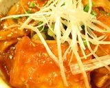 ■10分で！厚揚げと豚肉の韓国風煮込み■作り方5写真