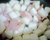 お餅とベーコンのチーズ焼き作り方1写真