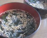 お湯を注ぐだけ♪ダシダわかめスープ作り方7写真