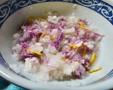 秋の香り　菊の花と大根の酢の物作り方6写真