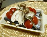 イワシときのこの胡麻油のオーブン焼き作り方4写真
