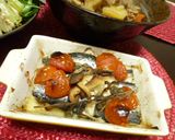 イワシときのこの胡麻油のオーブン焼き作り方5写真