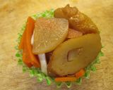 お弁当おかず☆イカ天と野菜の簡単煮物作り方7写真