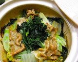 常夜蒸し鍋(豚肉とほうれん草の蒸し鍋)作り方6写真